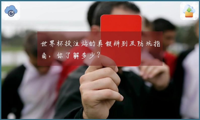 世界杯投注站的真假辨别及防坑指南，你了解多少？