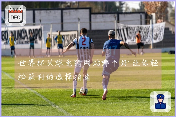 世界杯买球竞猜网站哪个好 让你轻松获利的选择指南